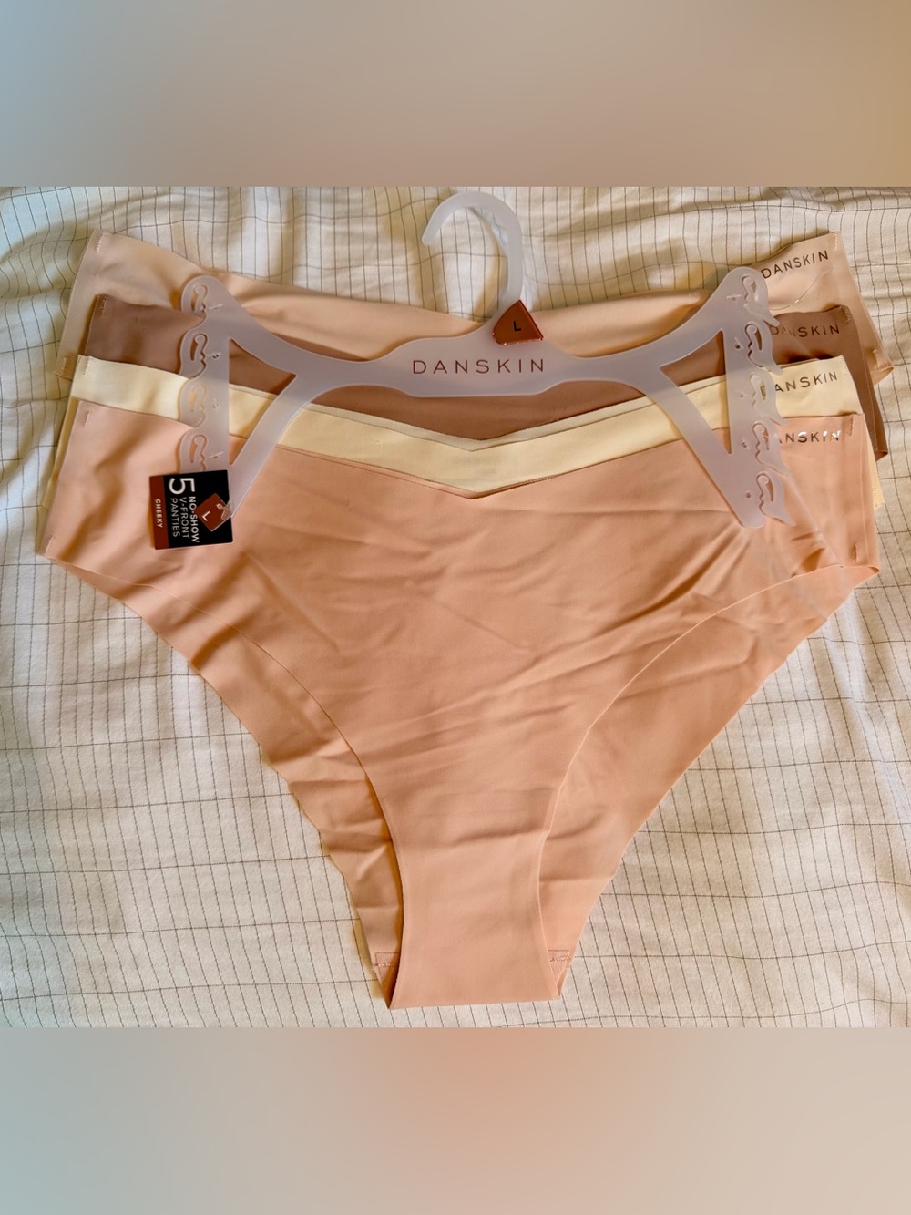 Danskin Neutral color Seamless High-Cut Briefs - 4 Pack